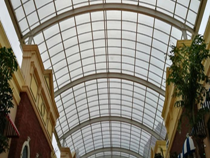 蚌埠屋面网架顶棚吊装方案